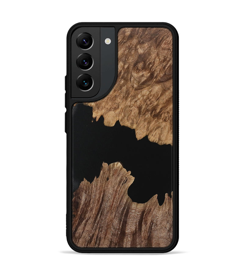 Galaxy S22 Plus Wood Phone Case - Adriena (Pure Black, 730090)