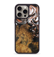 iPhone 15 Pro Max Wood Phone Case - Skyler (Black & White, 730111)