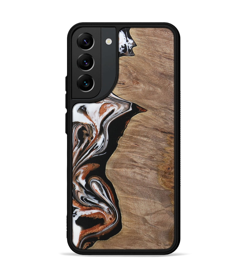 Galaxy S22 Plus Wood Phone Case - Lynelle (Black & White, 730118)