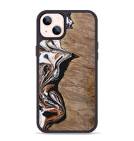 iPhone 14 Plus Wood Phone Case - Lynelle (Black & White, 730118)