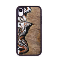 iPhone Xr Wood Phone Case - Lynelle (Black & White, 730118)