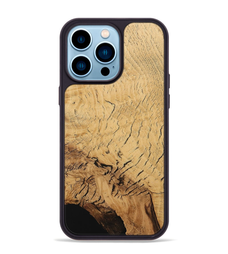 iPhone 14 Pro Max Wood Phone Case - Farris (Wood Burl, 730139)