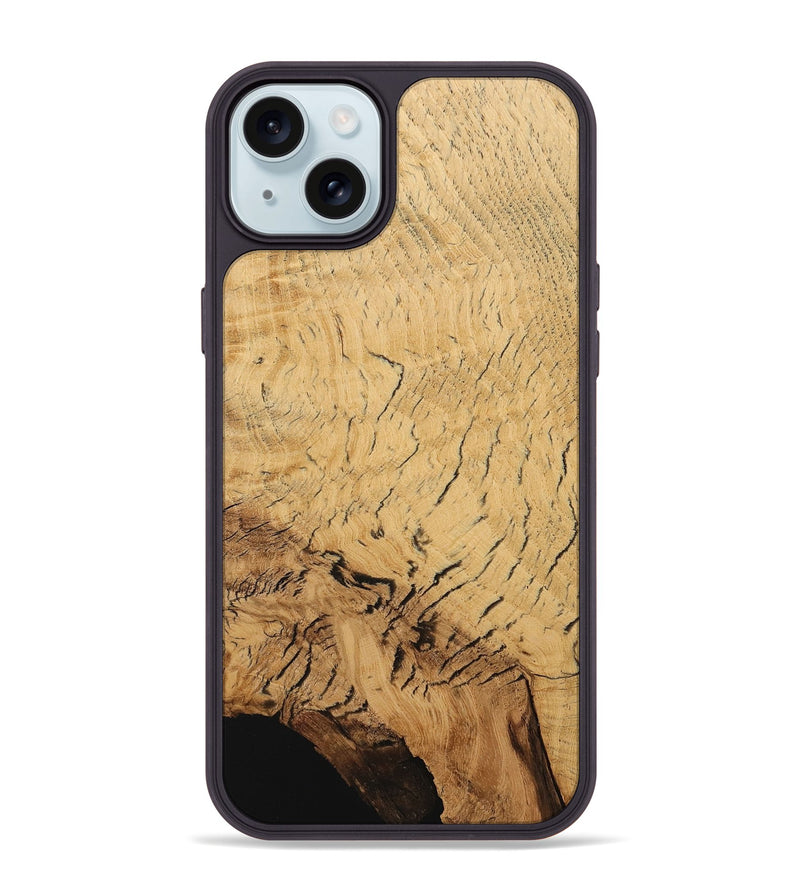 iPhone 15 Plus Wood Phone Case - Farris (Wood Burl, 730139)