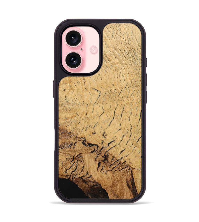 iPhone 16 Wood Phone Case - Farris (Wood Burl, 730139)