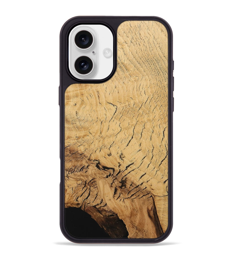 iPhone 16 Plus Wood Phone Case - Farris (Wood Burl, 730139)