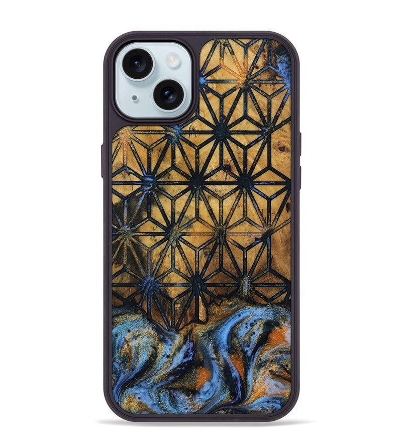 iPhone 15 Plus Wood Phone Case - Shannan (Pattern, 730164)