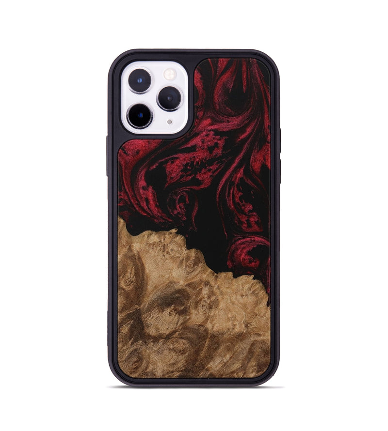 iPhone 11 Pro Wood Phone Case - Nash (Red, 730165)