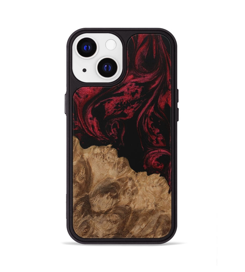 iPhone 13 Wood Phone Case - Nash (Red, 730165)