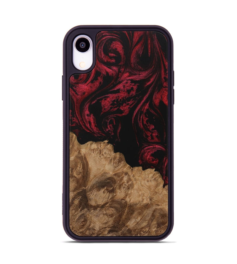 iPhone Xr Wood Phone Case - Nash (Red, 730165)