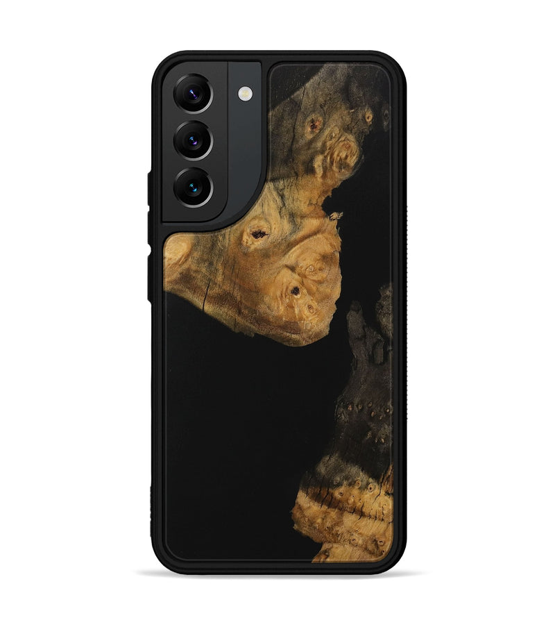 Galaxy S22 Plus Wood Phone Case - Shir (Pure Black, 730171)