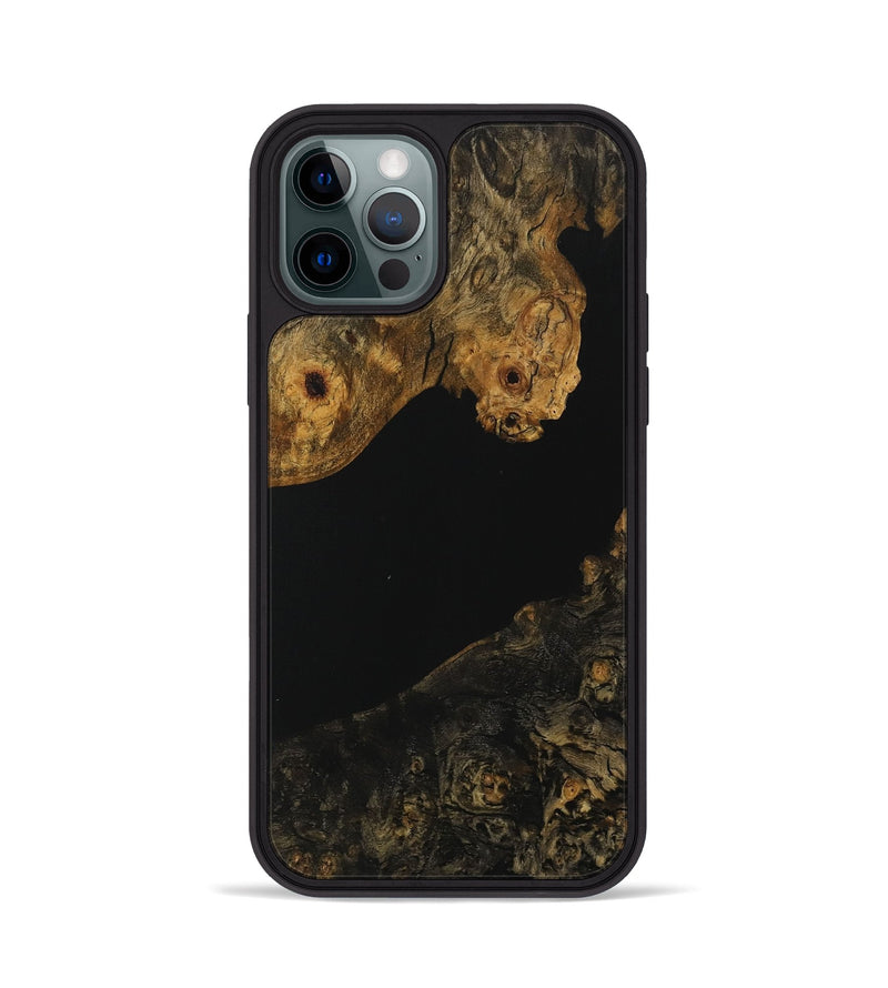 iPhone 12 Pro Wood Phone Case - Joon (Pure Black, 730173)