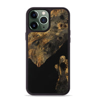 iPhone 13 Pro Max Wood Phone Case - Cinda (Pure Black, 730174)