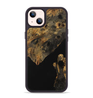 iPhone 14 Plus Wood Phone Case - Cinda (Pure Black, 730174)