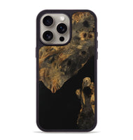 iPhone 15 Pro Max Wood Phone Case - Cinda (Pure Black, 730174)