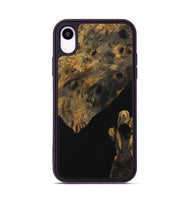 iPhone Xr Wood Phone Case - Cinda (Pure Black, 730174)