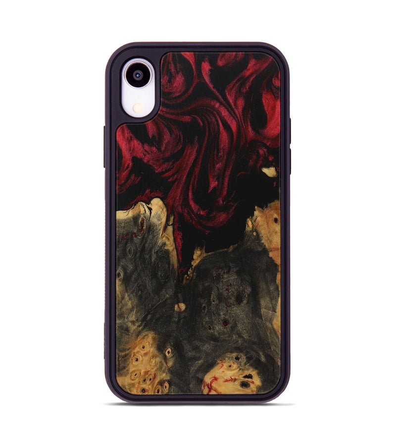 iPhone Xr Wood Phone Case - Sharyn (Red, 730179)