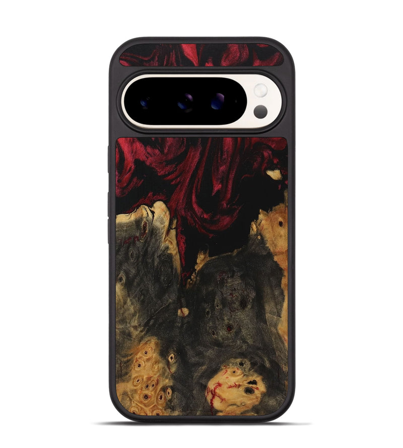 Pixel 9 Pro Wood Phone Case - Sharyn (Red, 730179)