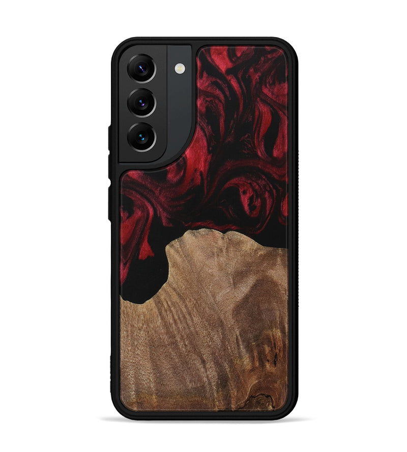 Galaxy S22 Plus Wood Phone Case - Leelah (Red, 730180)