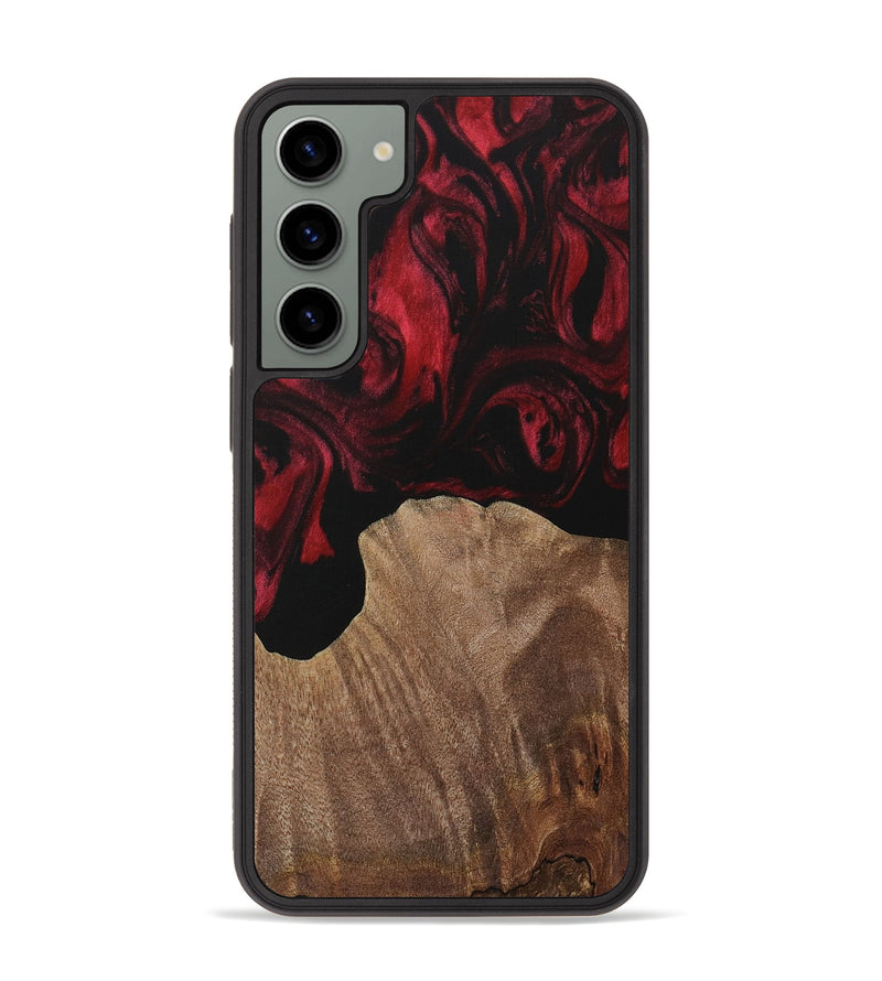 Galaxy S23 Plus Wood Phone Case - Leelah (Red, 730180)