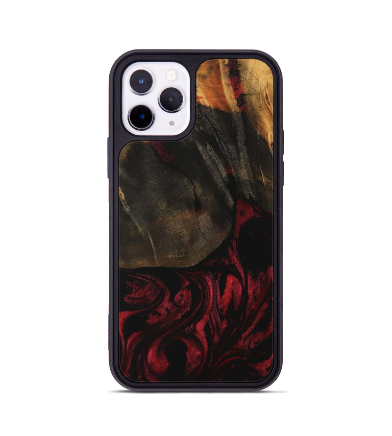 iPhone 11 Pro Wood Phone Case - Parviz (Red, 730183)