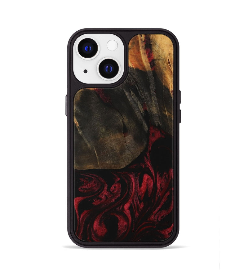 iPhone 13 Wood Phone Case - Parviz (Red, 730183)