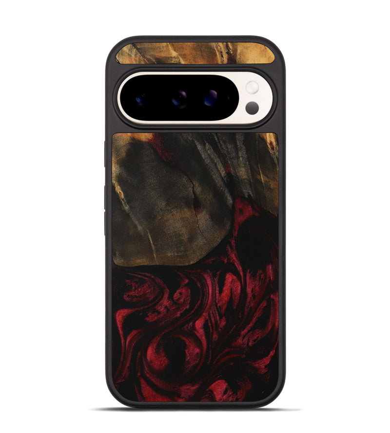 Pixel 9 Pro Wood Phone Case - Parviz (Red, 730183)