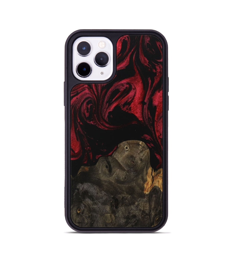 iPhone 11 Pro Wood Phone Case - Lucy (Red, 730186)