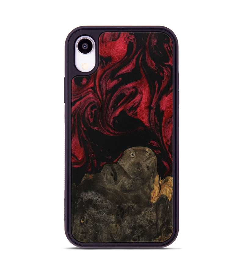 iPhone Xr Wood Phone Case - Lucy (Red, 730186)