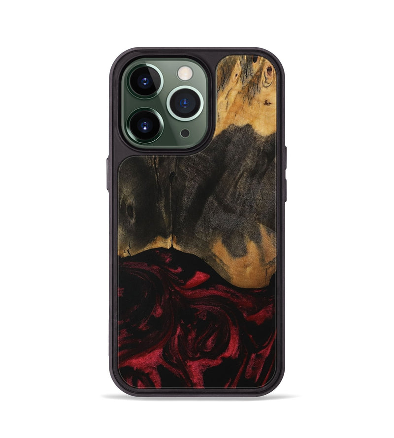 iPhone 13 Pro Wood Phone Case - Ross (Red, 730187)