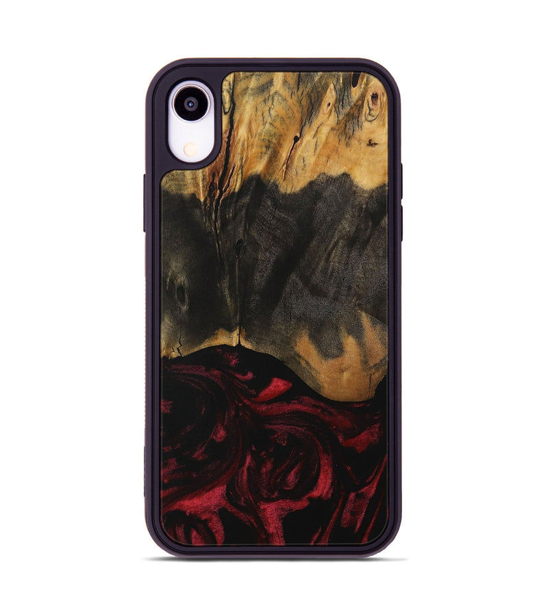 iPhone Xr Wood Phone Case - Ross (Red, 730187)