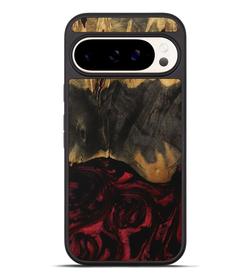 Pixel 9 Pro XL Wood Phone Case - Ross (Red, 730187)