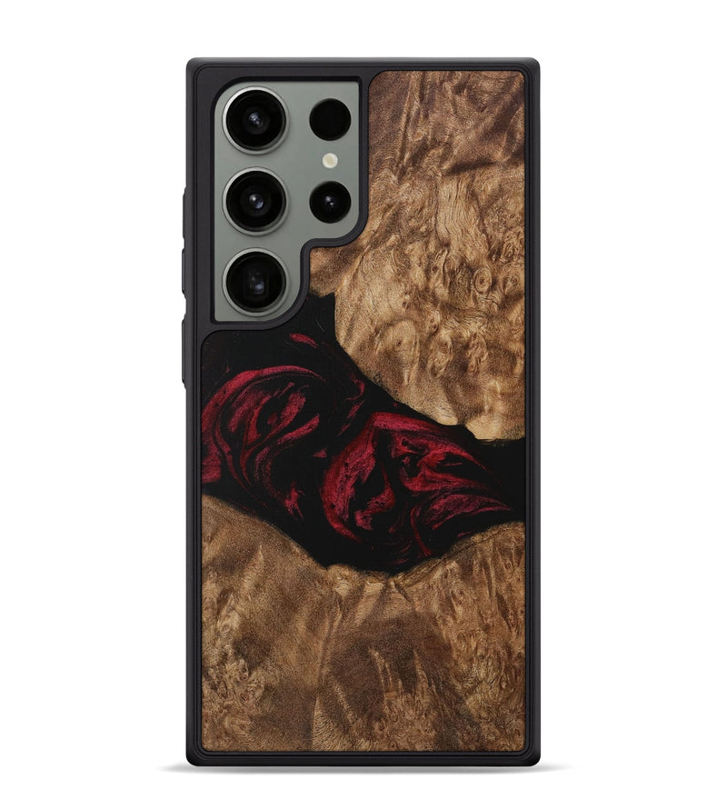 Galaxy S24 Ultra Wood Phone Case - Wardell (Red, 730189)