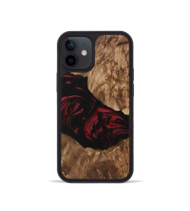 iPhone 12 mini Wood Phone Case - Wardell (Red, 730189)