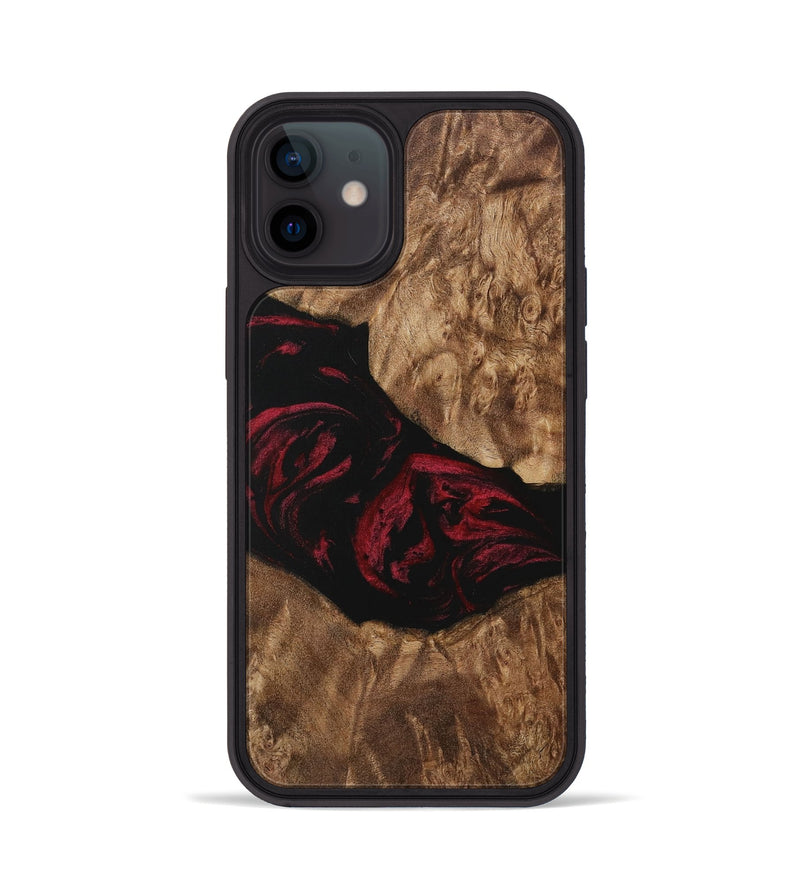 iPhone 12 Wood Phone Case - Wardell (Red, 730189)