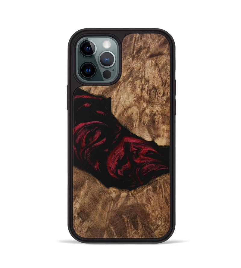 iPhone 12 Pro Wood Phone Case - Wardell (Red, 730189)