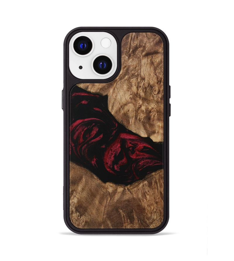 iPhone 13 Wood Phone Case - Wardell (Red, 730189)