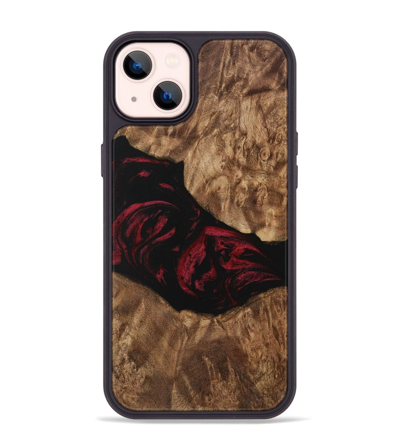 iPhone 14 Plus Wood Phone Case - Wardell (Red, 730189)