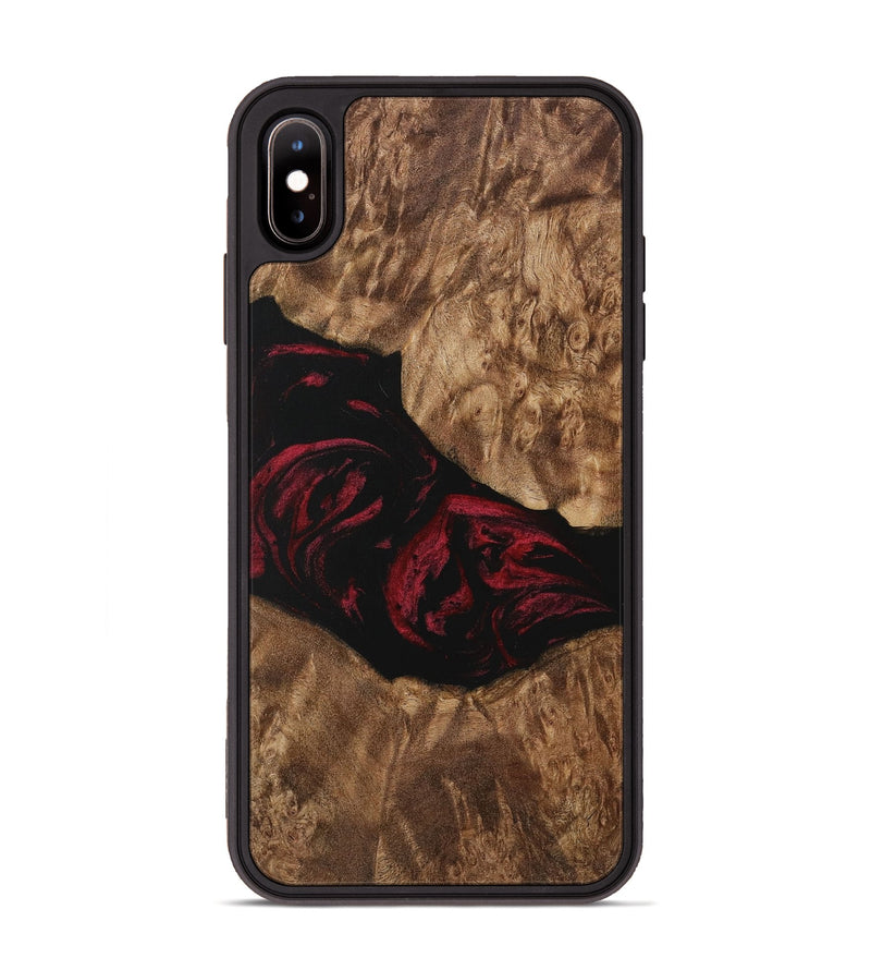 iPhone Xs Max Wood Phone Case - Wardell (Red, 730189)