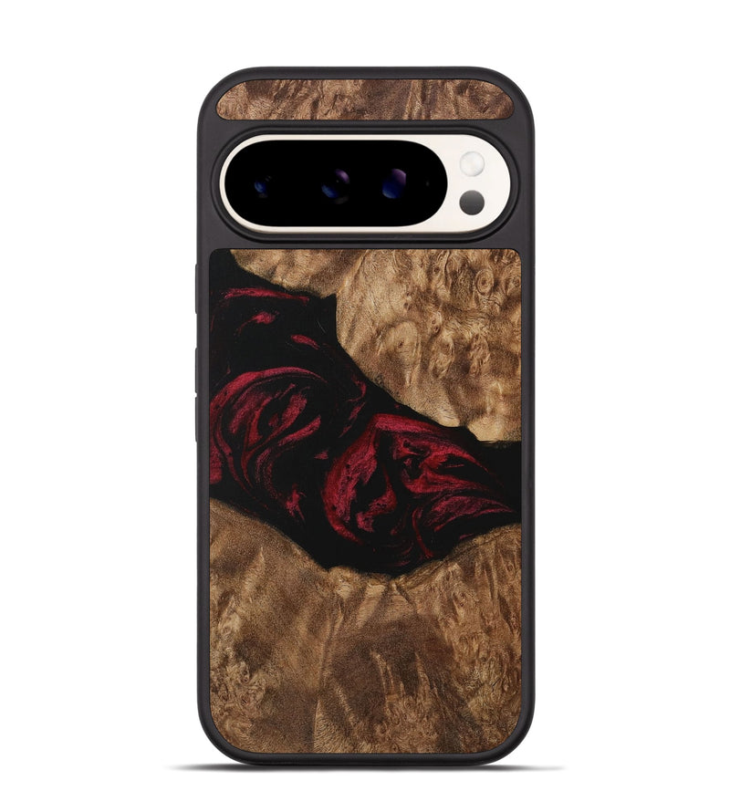 Pixel 9 Wood Phone Case - Wardell (Red, 730189)