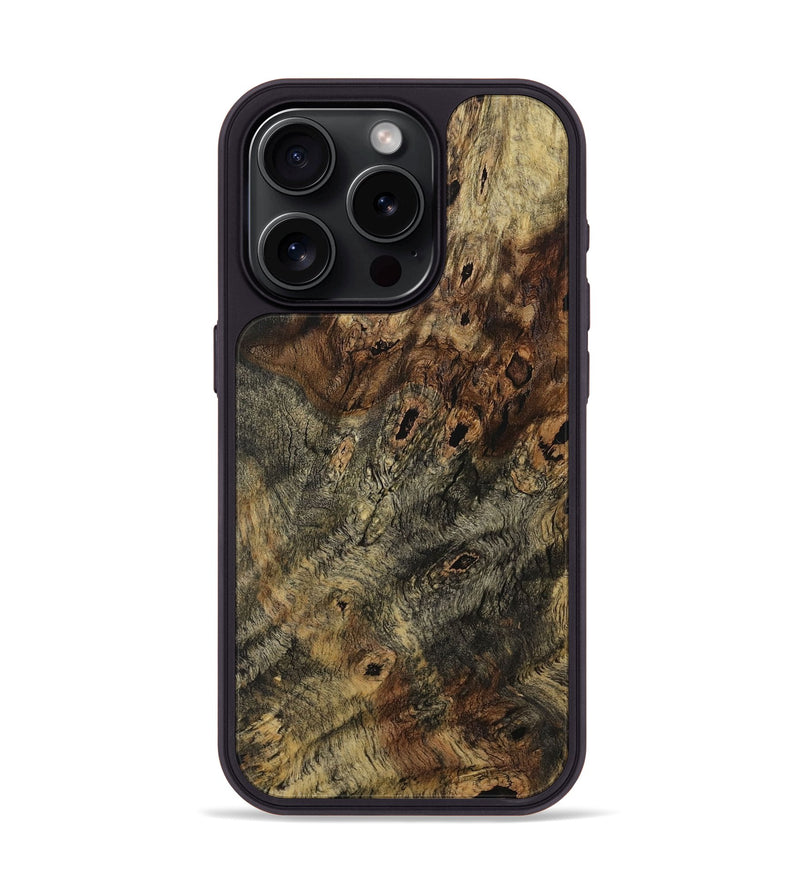 iPhone 15 Pro Wood Phone Case - Doreen (Wood Burl, 730197)