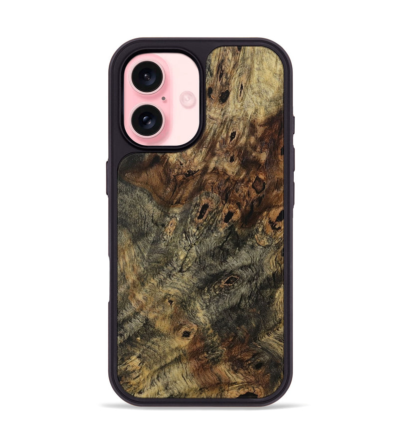 iPhone 16 Wood Phone Case - Doreen (Wood Burl, 730197)