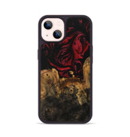 iPhone 14 Wood Phone Case - Kellsie (Red, 730212)