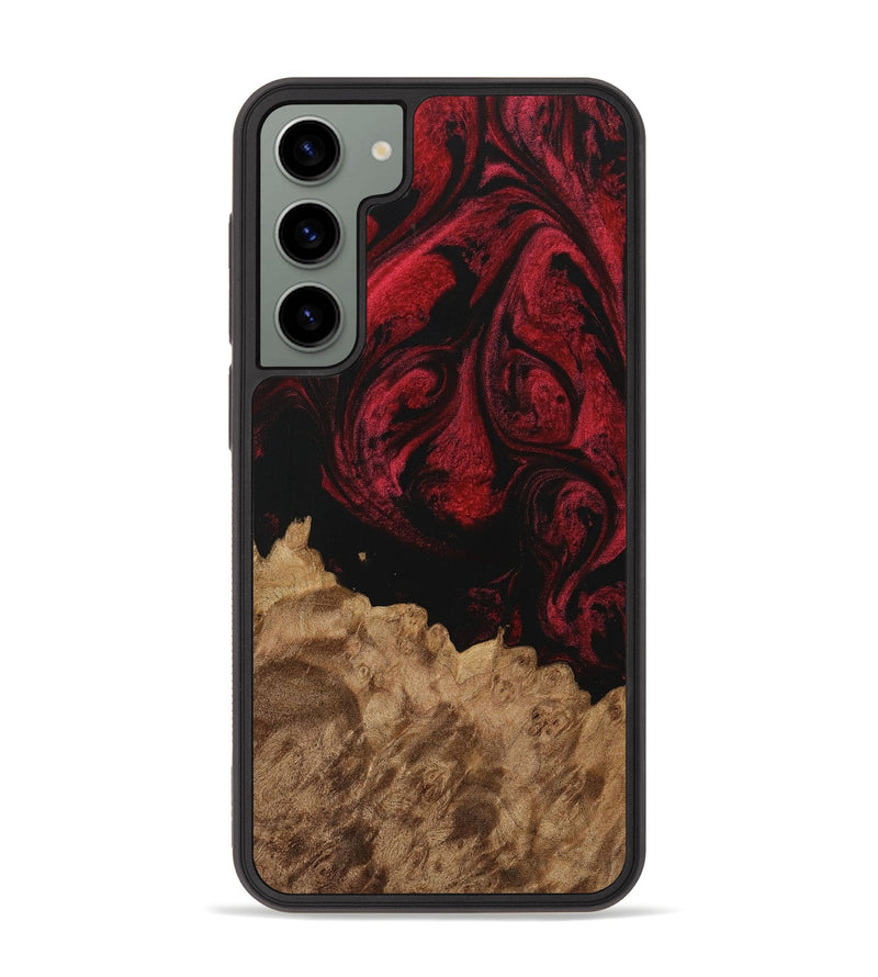 Galaxy S23 Plus Wood Phone Case - Cynthy (Red, 730216)