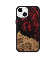 iPhone 13 Wood Phone Case - Cynthy (Red, 730216)