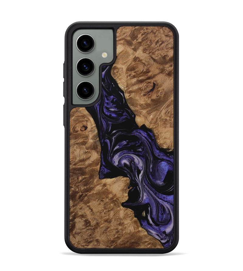 Galaxy S24 Plus Wood Phone Case - Elna (Purple, 730222)