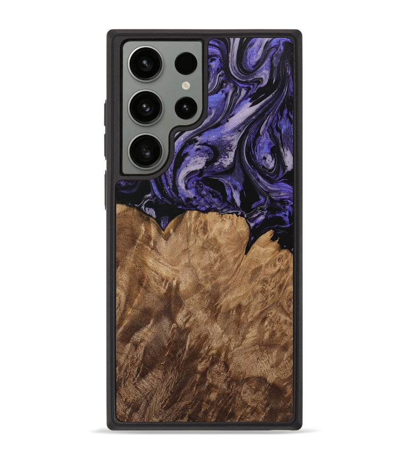 Galaxy S23 Ultra Wood Phone Case - Karen (Purple, 730227)