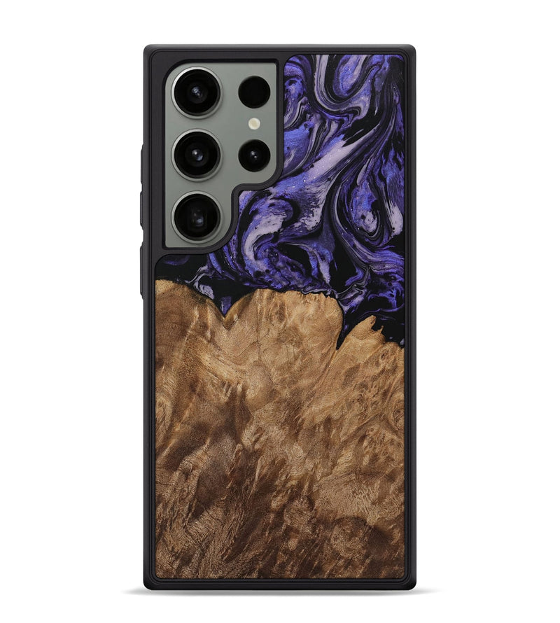 Galaxy S24 Ultra Wood Phone Case - Karen (Purple, 730227)