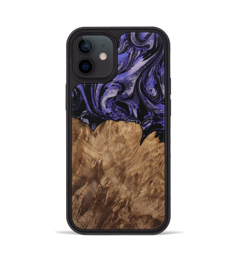 iPhone 12 Wood Phone Case - Karen (Purple, 730227)