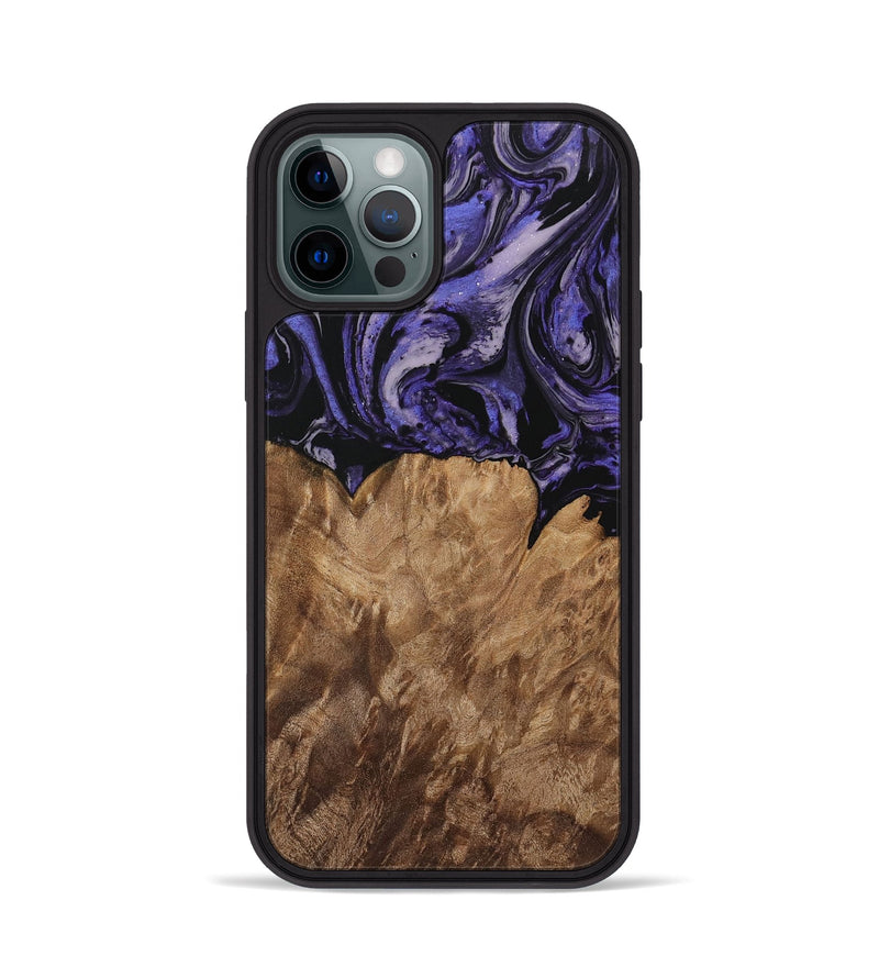 iPhone 12 Pro Wood Phone Case - Karen (Purple, 730227)