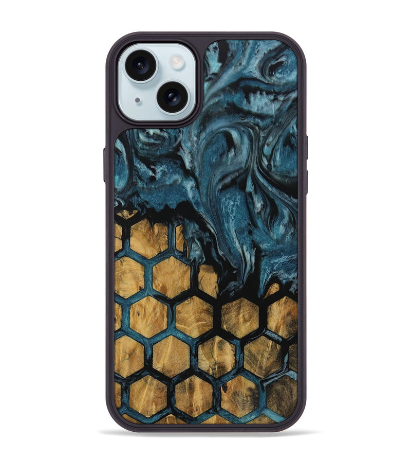 iPhone 15 Plus Wood Phone Case - Shelvie (Pattern, 730228)